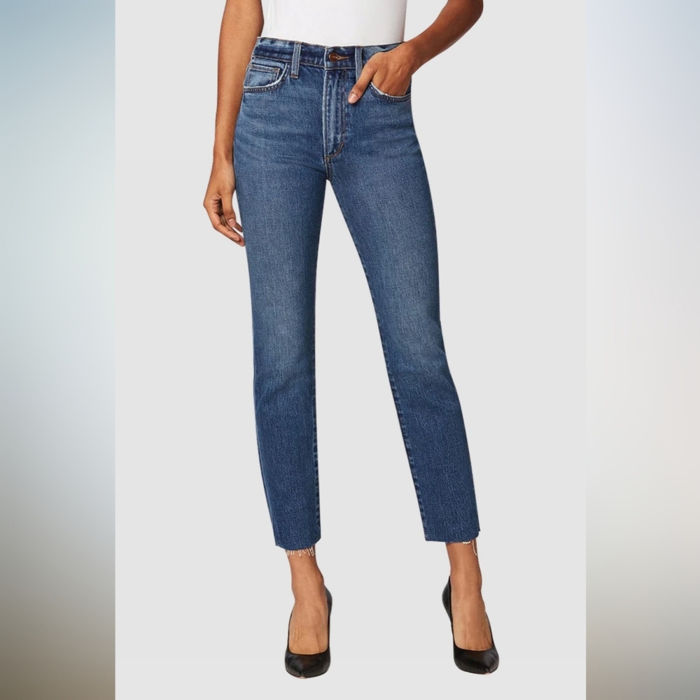 Joe's The Luna High Rise Cigarette Ankle Jeans Adriatic Blue 27